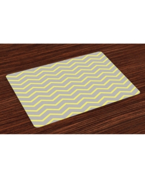 Ambesonne Place Mats Set of 4
