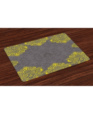 Ambesonne Place Mats Set of 4
