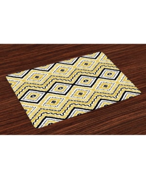 Ambesonne Ethnic Place Mats Set of 4