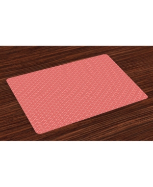 Ambesonne Geometric Place Mats Set of 4