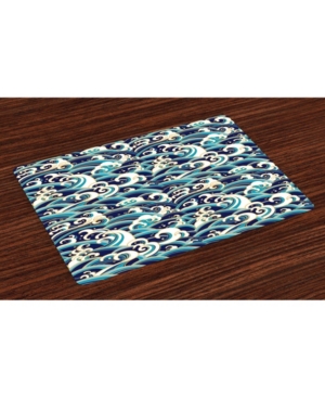Ambesonne Nautical Place Mats Set of 4