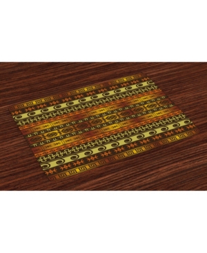 Ambesonne Primitive Place Mats Set of 4