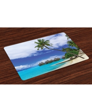 Ambesonne Tropical Place Mats Set of 4