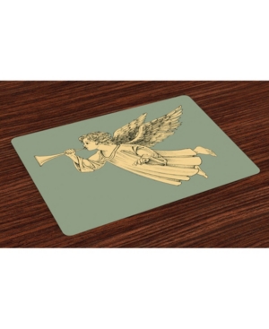 Ambesonne Christmas Place Mats Set of 4