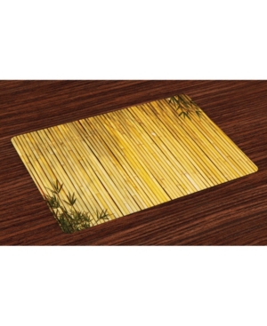 Ambesonne Place Mats Set of 4