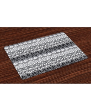 Ambesonne Place Mats Set of 4