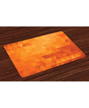 Ambesonne Place Mats Set of 4
