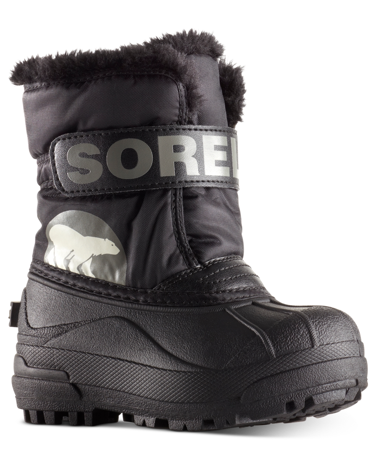 Sorel Kids' Unisex Snow Commander Boots In Black,charcoal
