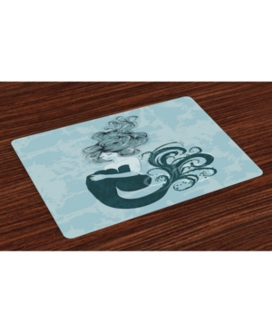 Ambesonne Mermaid Place Mats Set of 4