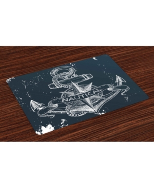 Ambesonne Marine Place Mats Set of 4