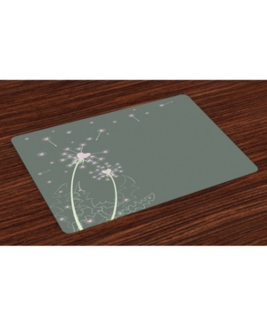 Ambesonne Place Mats Set of 4