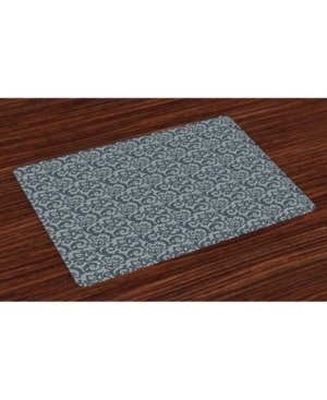 Ambesonne Teal Place Mats Set of 4