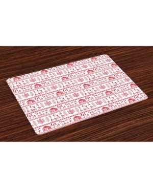 Ambesonne Place Mats Set of 4