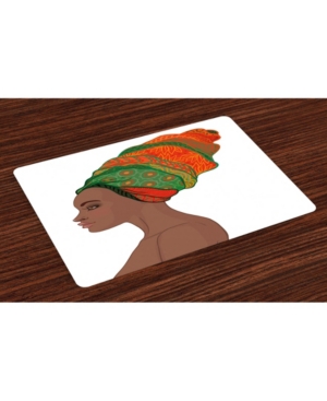 Ambesonne African Place Mats Set of 4