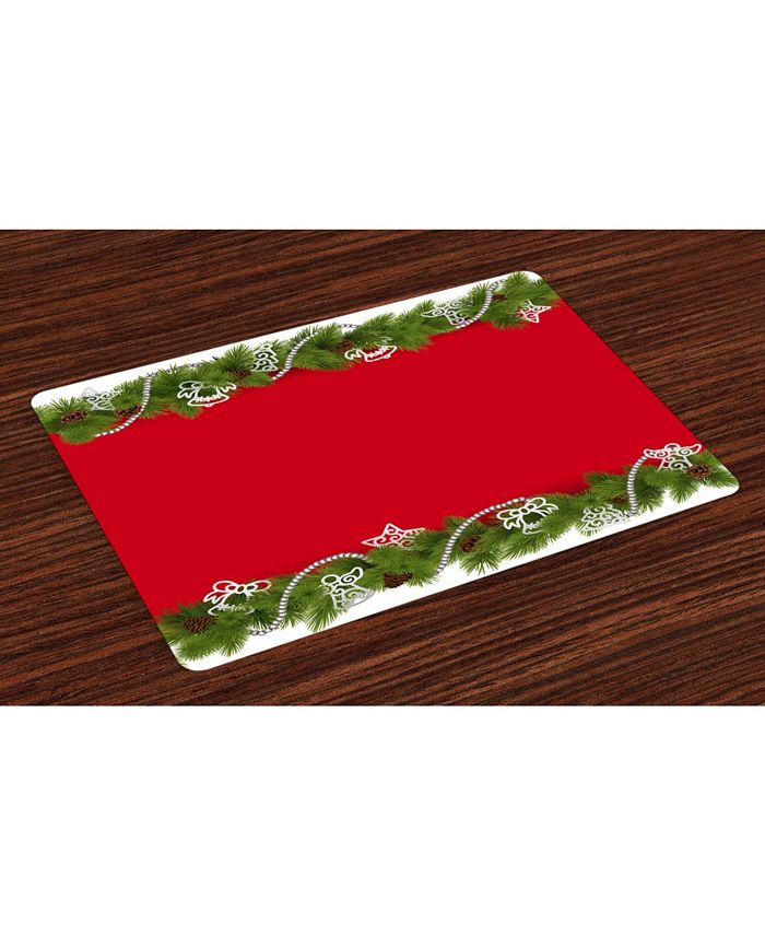 Ambesonne Christmas Place Mats, Set of 4 Macy's