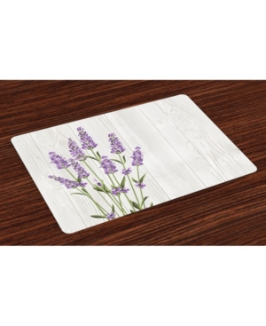Ambesonne Lavender Place Mats Set of 4