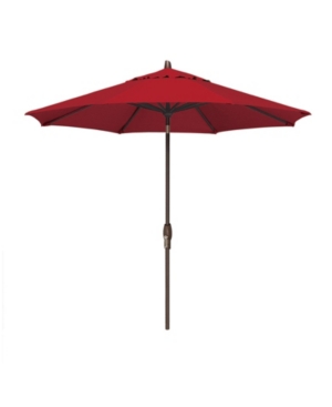 Patio Umbrella Outdoor Bronze 9' Auto-Tilt Quick Ship
