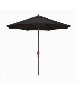 Patio Umbrella Outdoor Bronze 9' Auto-Tilt Quick Ship