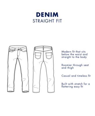 Men's Big & Tall Straight Fit Stretch Jeans