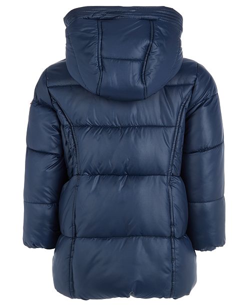 Michael Kors Baby Girls Stadium Hooded Puffer Jacket & Reviews - Coats ...