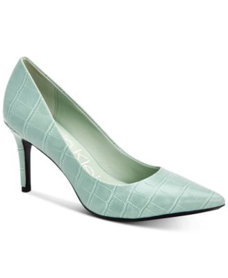 Calvin klein green pumps online