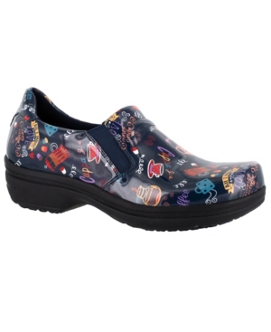 image of Easy Street Women-s Easy Works Bind Slip Resistant Clogs Women-s Shoes