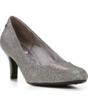 Lifestride silver online pumps