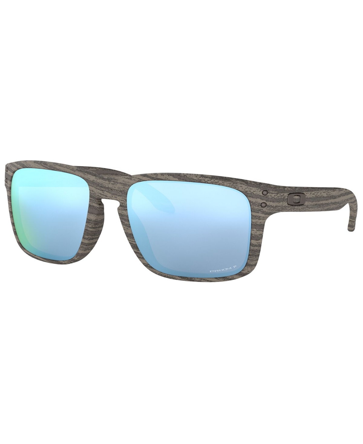 Shop Oakley Polarized Sunglasses, Oo9102 Holbrook Woodgrain In Woodgrain,prizm Deep Ho Polarized