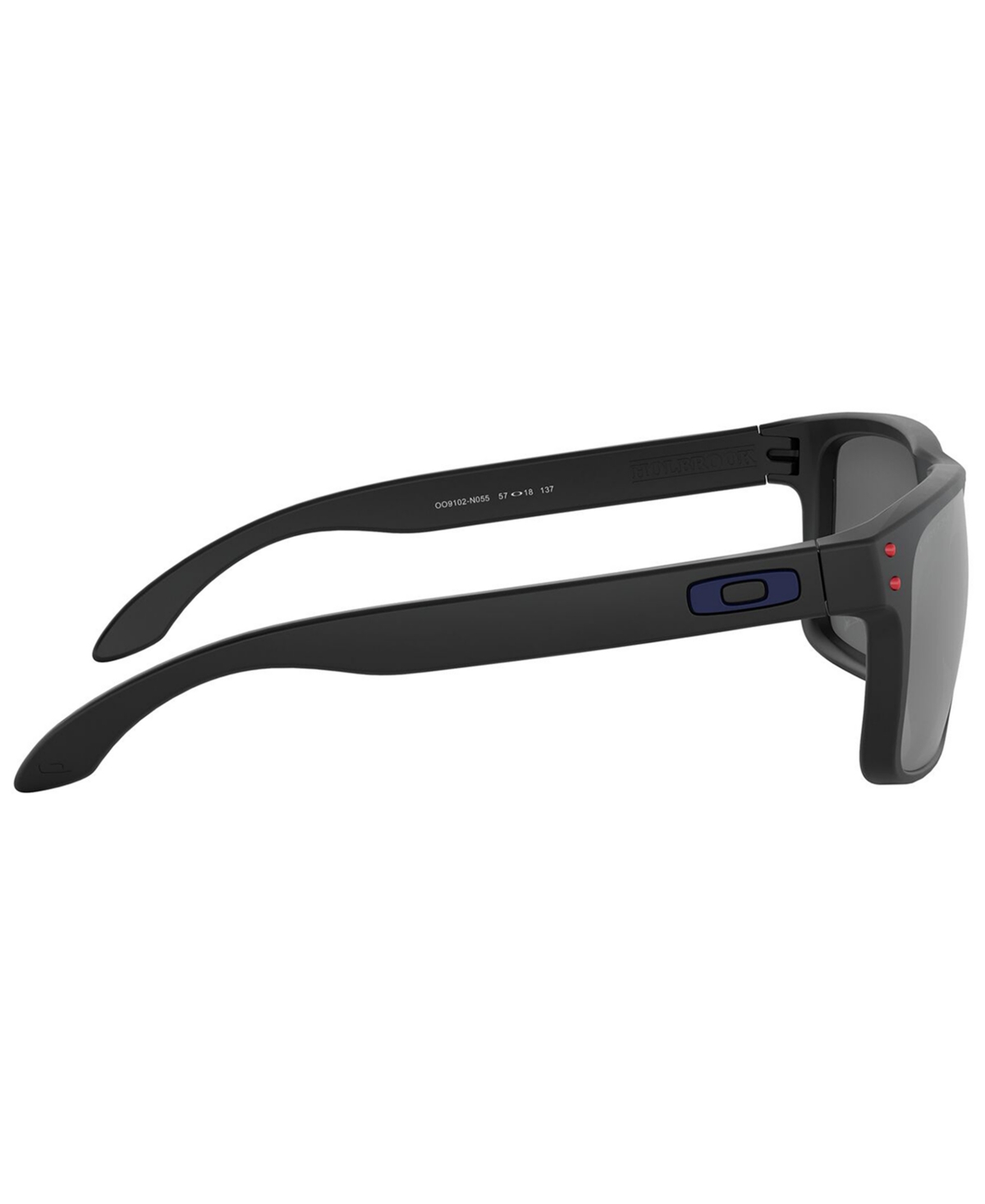 Oakley Nfl Collection Sunglasses, New England Patriots Oo9102 55 Holbrook In Ne Matte Black,prizm Black