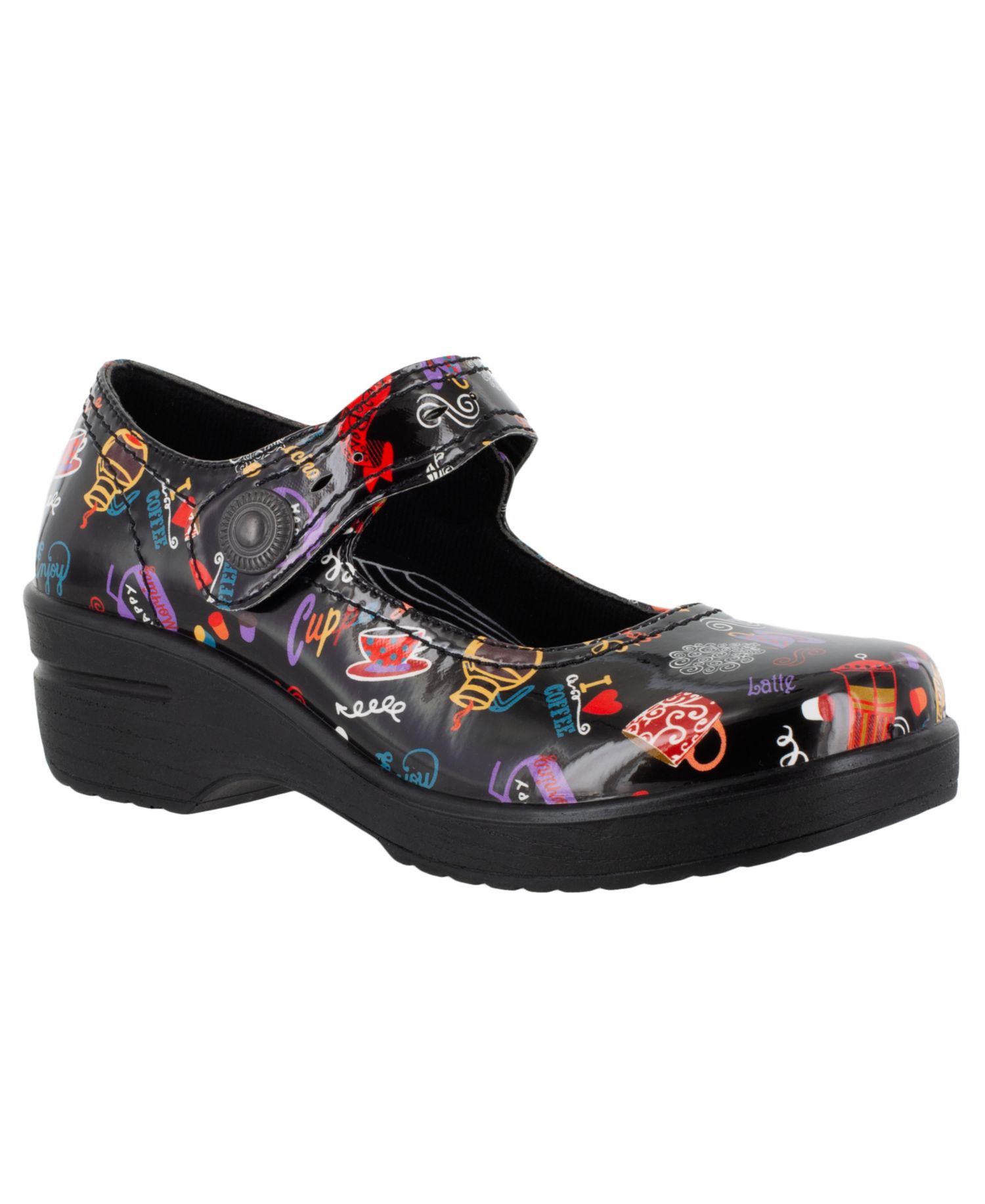 Easy Works by Women's Letsee Mary Jane Clogs