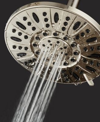 High-Pressure Multiple Setting 7-in Rainfall Shower Head with Pause Mode