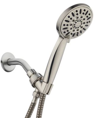 High-Pressure 6-setting Handheld Shower Head with Extra-long 6 Foot Hose