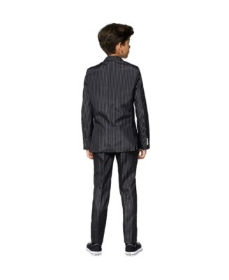 Big Boys Gangster Halloween Suit Including Blazer, Pants and Clip-On-Tie