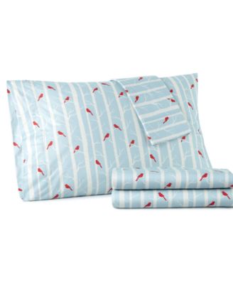 Micro Flannel&reg; Printed 4-Pc. Sheet Set, Full