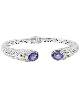 amethyst cuff bracelet