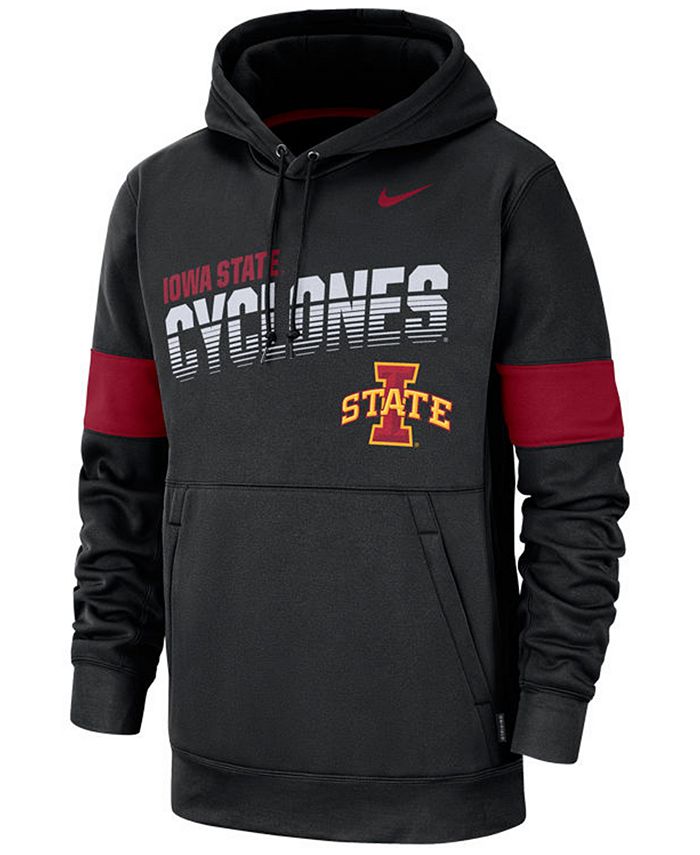 Nike Men s Iowa State Cyclones Therma Sideline Hooded Sweatshirt