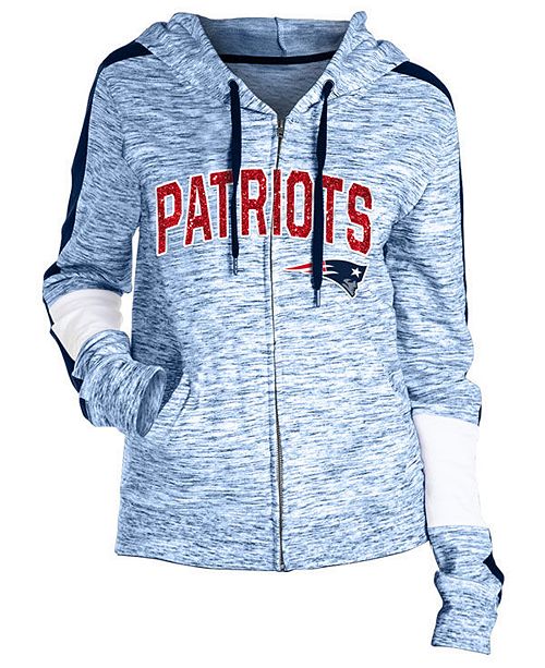 5th Ocean Women S New England Patriots Space Dye Full Zip Hoodie Reviews Sports Fan Shop By Lids Men Macy S