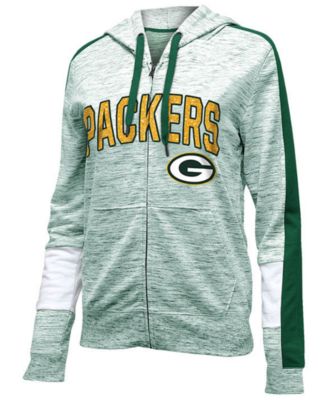Green Bay Packers Space Dye Full-Zip Hoodie
