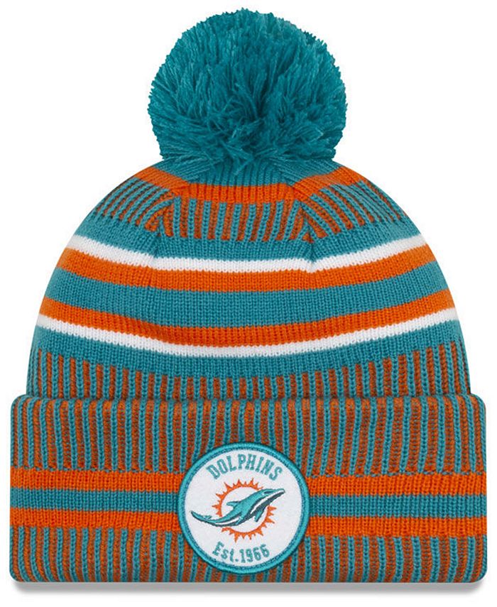 New Era Miami Dolphins Home Sport Knit Hat Macy's