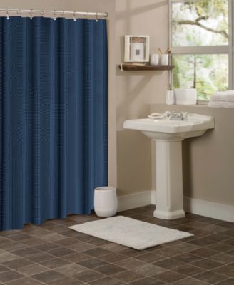 Waffle Weaved Shower Curtain, 70" x 72"