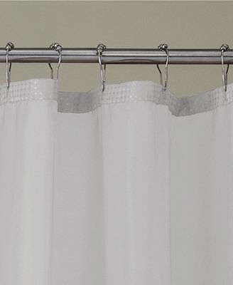 Waffle Complete Shower Curtain With Detachable Liner, 70" x 72"