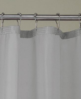 Waffle Complete Shower Curtain With Detachable Liner, 70" x 72"