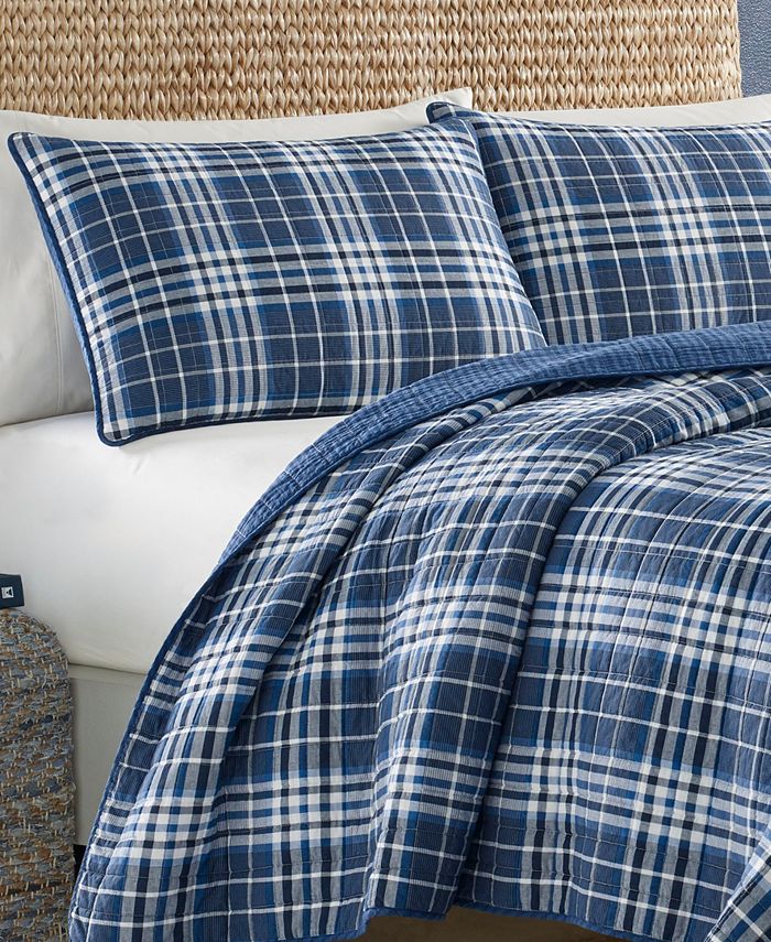 Nautica Millbrook Plaid King Quilt Set Macy's
