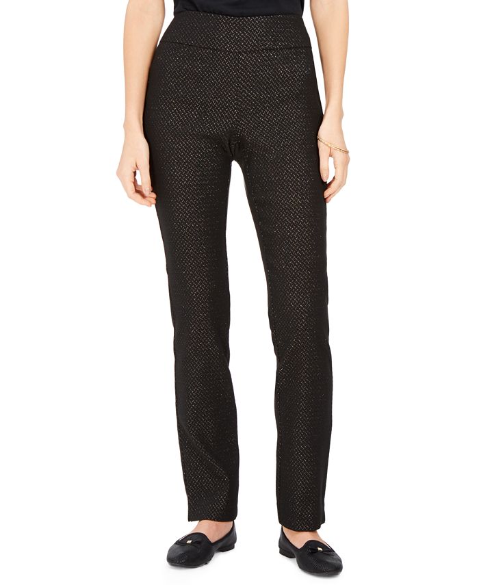 Charter Club Jacquard PullOn Pants, Created For Macy's Macy's