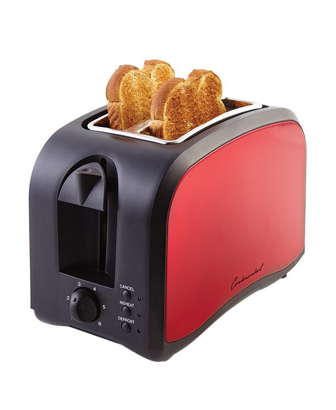 Continental 2Slice Wide Adjustable Toaster & Reviews Small Appliances Kitchen Macy's