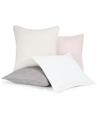 Hotel Collection CLOSEOUT! Linen Basic 20" x 20" Decorative Pillow, Created for Macy's
