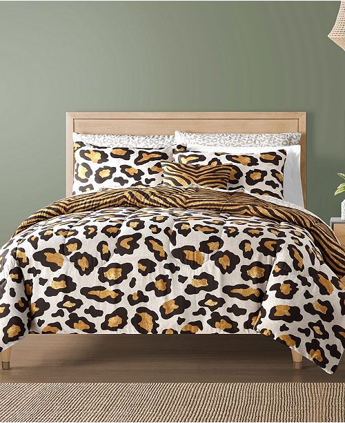 Sunham Safari Reversible 12 Pc Comforter Sets Reviews Bed In