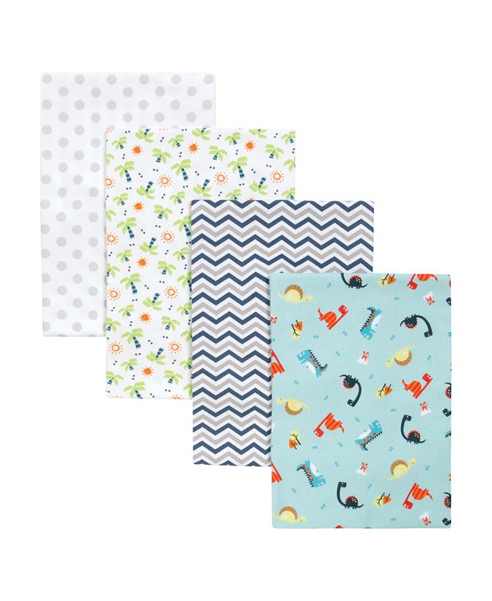 Trend Lab - Dinosaur Swaddle Blanket 4-Pack
