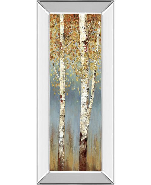Classy Art Butterscotch Birch Trees Ii By Allison Pearce Mirror