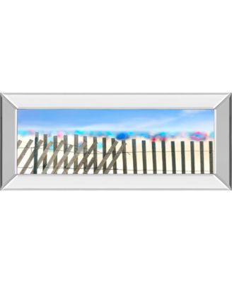 Beachscape II by James Mcloughlin Mirror Framed Print Wall Art, 18" x 42"